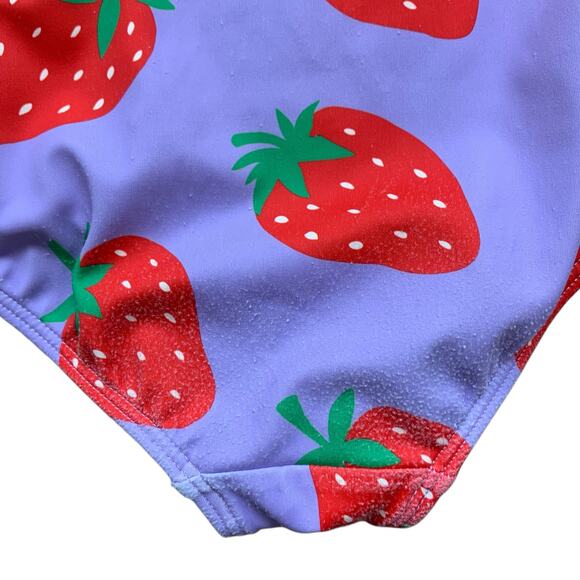Mini Boden Strawberry Swimsuit 3-4 Years - Picture 4 of 6